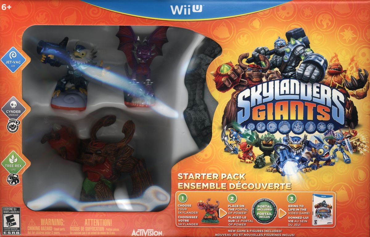 Skylanders Giants box art for Wii U